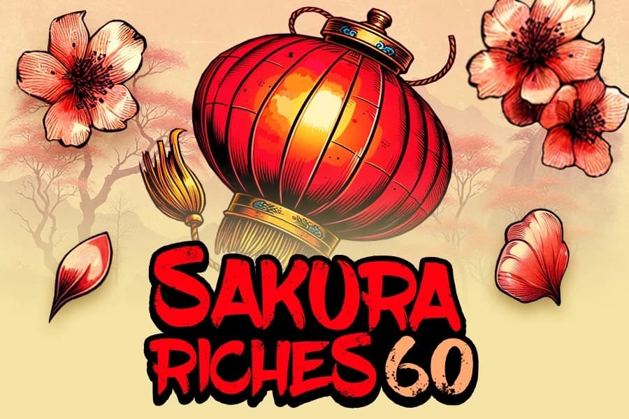 Sakura Riches 60 Slot Logo